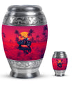 Motorcycle Theme Large Urn With 1 Keepsake Urn