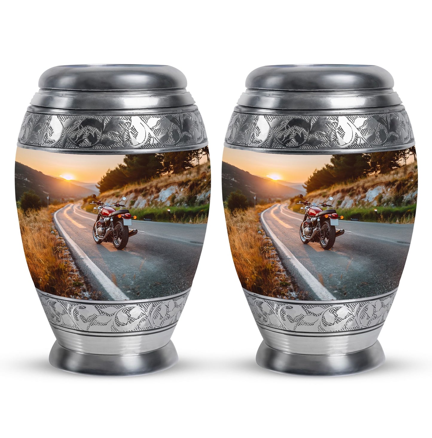Motorcycle Theme 3 Inch Keepsake Pack of 2