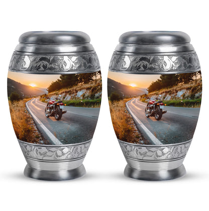 Motorcycle Theme 3 Inch Keepsake Pack of 2