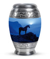 Horse Theme Large Urn 10 Inch