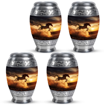 Horse Theme 3 Inch Keepsake Pack of 4
