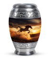 Horse Theme Large Urn 10 Inch