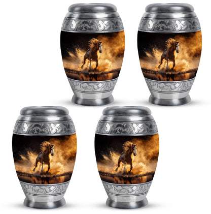 Horse Theme 3 Inch Keepsake Pack of 4