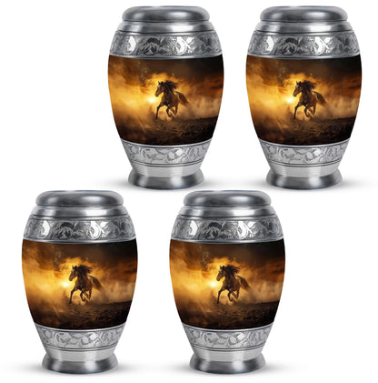 Horse Theme 3 Inch Keepsake Pack of 4