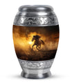 Horse Theme Large Urn 10 Inch
