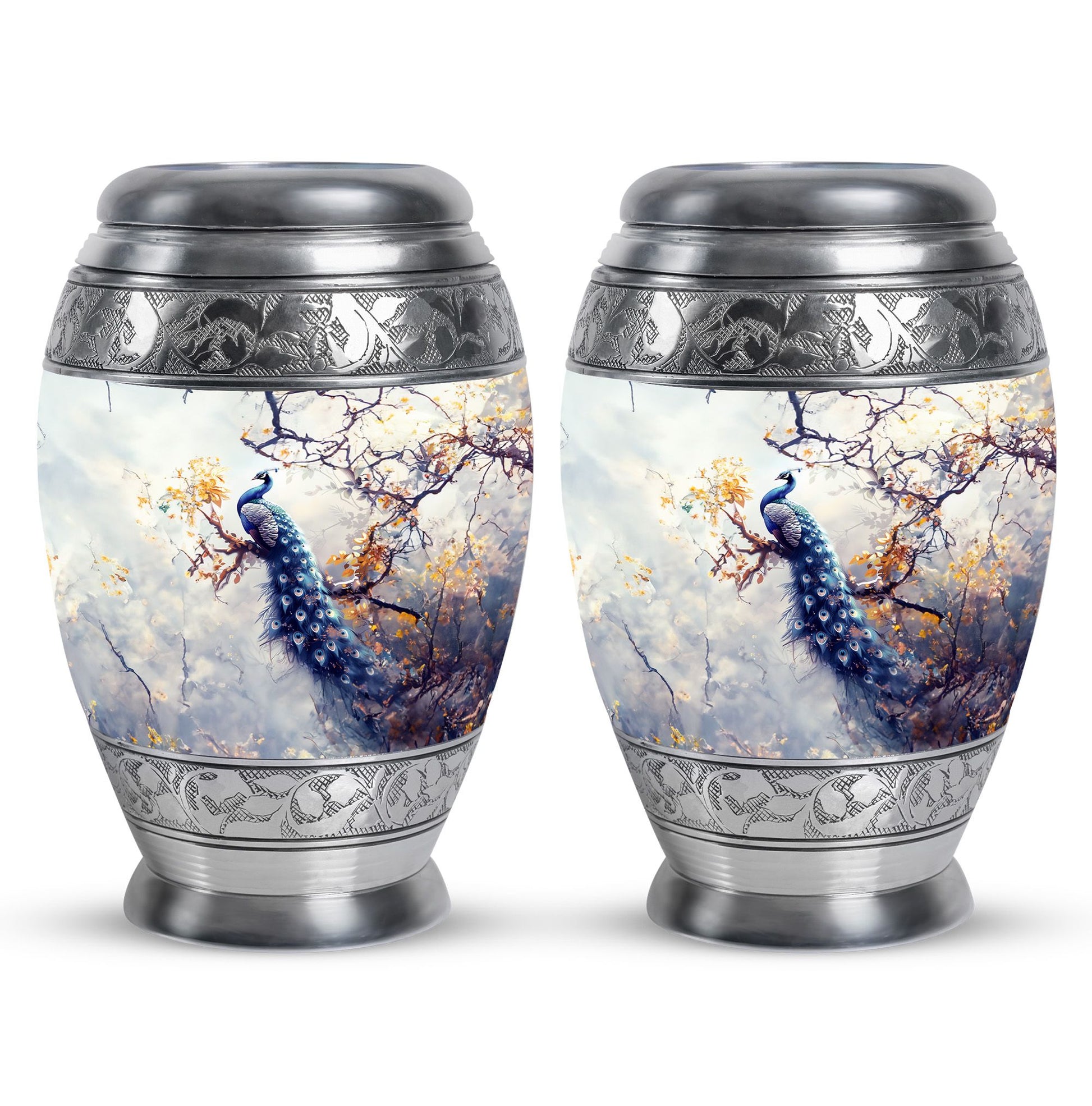 Peacock Theme 3 Inch Keepsake Pack of 2