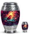 Sparrow Theme Large Urn With 1 Keepsake Urn