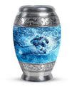 Ice Hockey Theme Large Urn 10 Inch