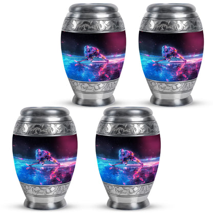 Ice Hockey Theme 3 Inch Keepsake Pack of 4