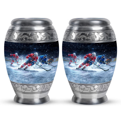 Ice Hockey Theme 3 Inch Keepsake Pack of 2