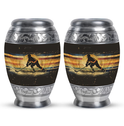 Ice Hockey Theme 3 Inch Keepsake Pack of 2