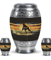 Ice Hockey Theme Large Urn With 2 Keepsake Urn