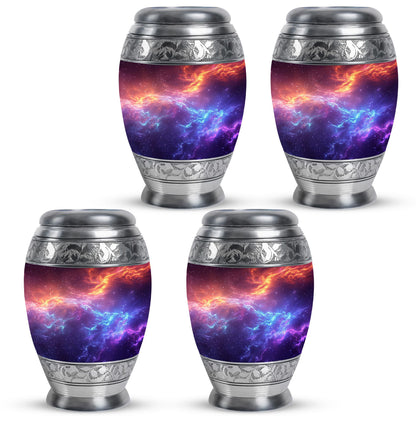 Nebula Galaxy Theme 3 Inch Keepsake Pack of 4