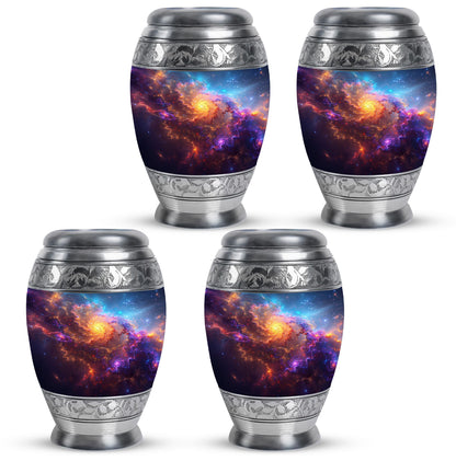Nebula Galaxy Theme 3 Inch Keepsake Pack of 4
