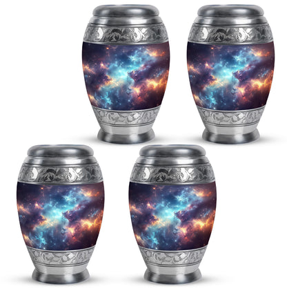 Nebula Galaxy Theme 3 Inch Keepsake Pack of 4