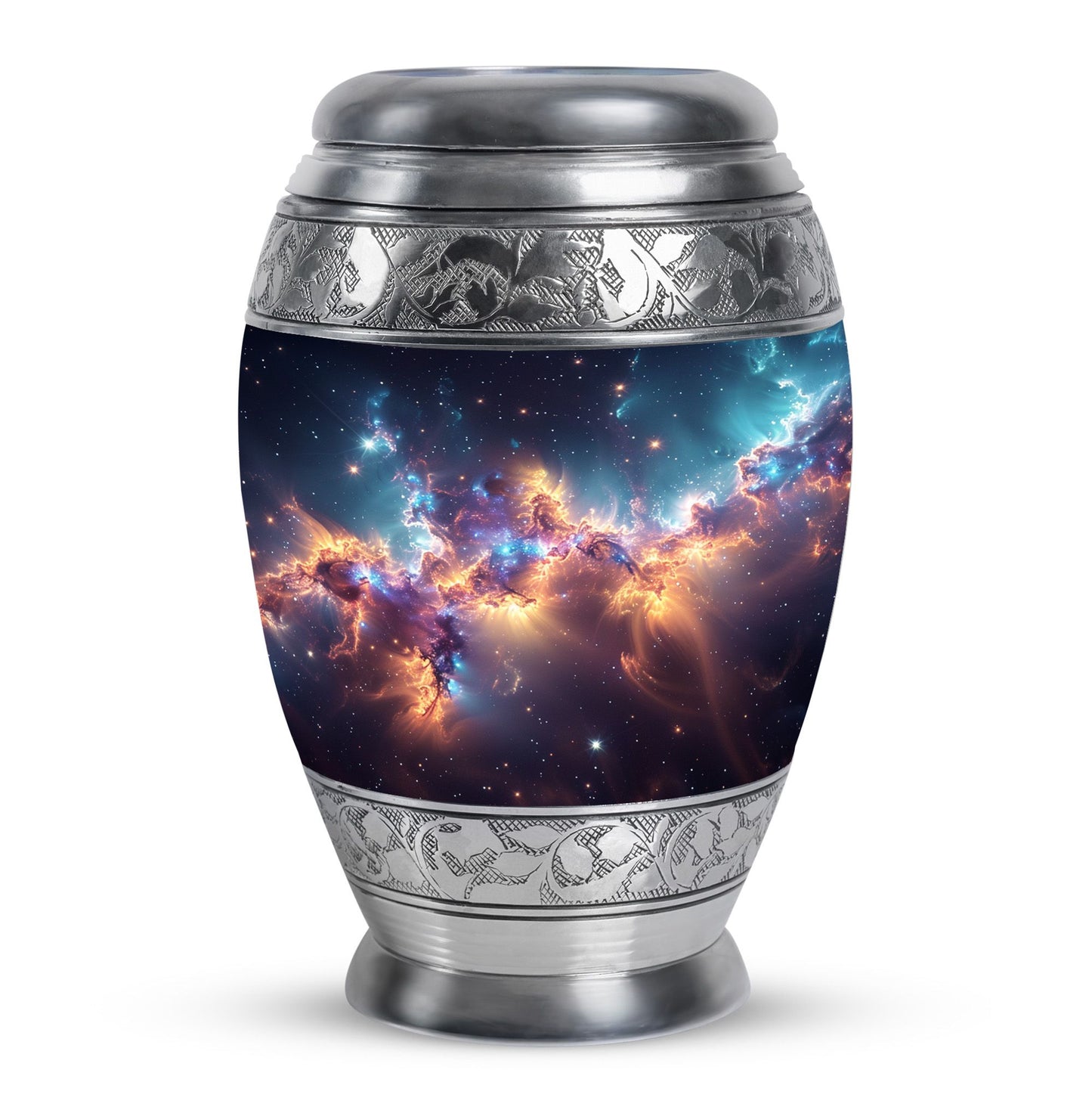 Nebula Galaxy Theme Large Urn 10 Inch