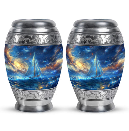 Sail Boat Theme 3 Inch Keepsake Pack of 2