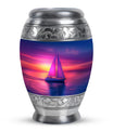 Sail Boat Theme Large Urn 10 Inch