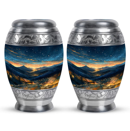 Starry Night Theme 3 Inch Keepsake Pack of 2