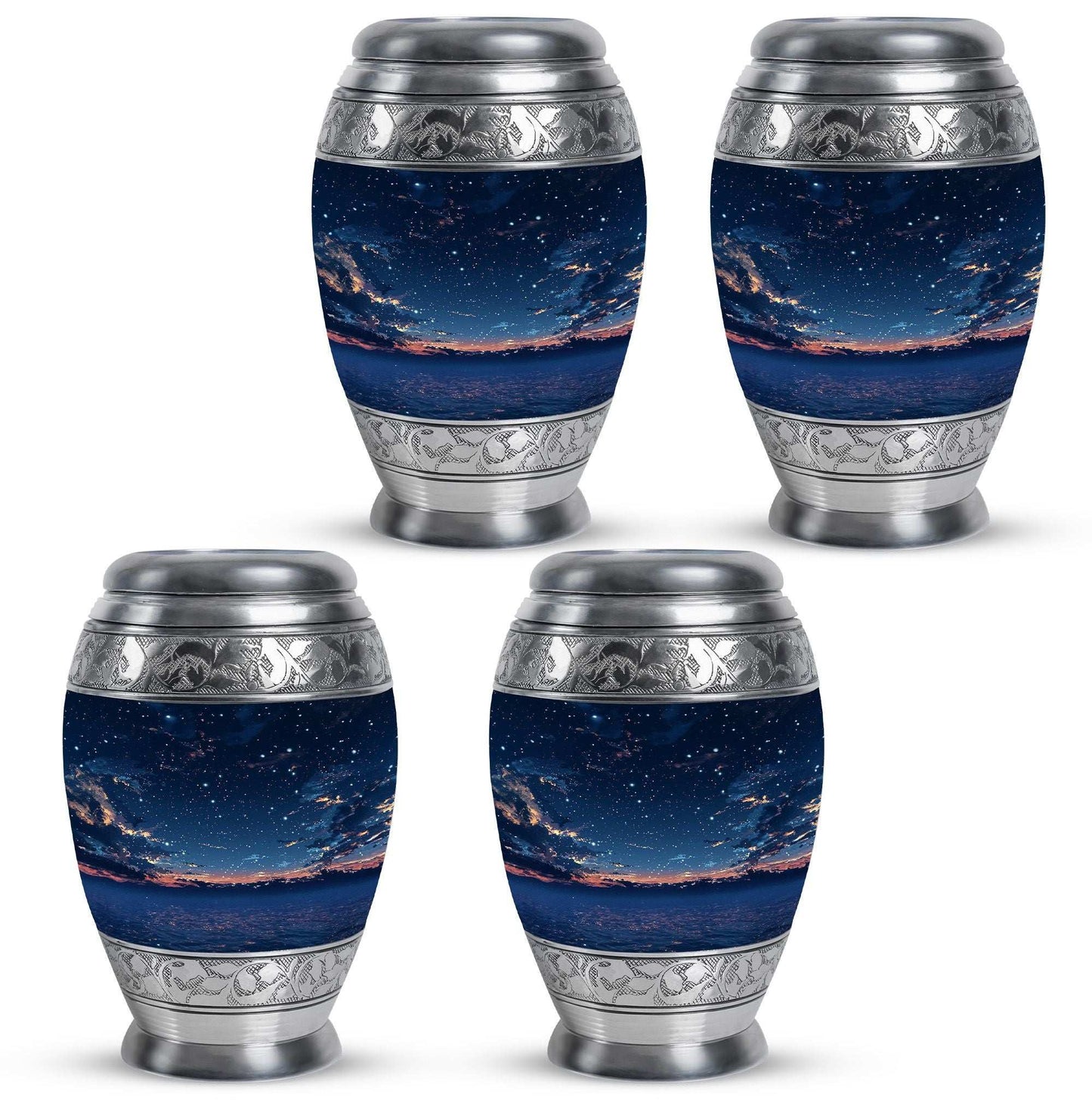 Starry Night Theme 3 Inch Keepsake Pack of 4
