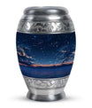 Starry Night Theme Large Urn 10 Inch