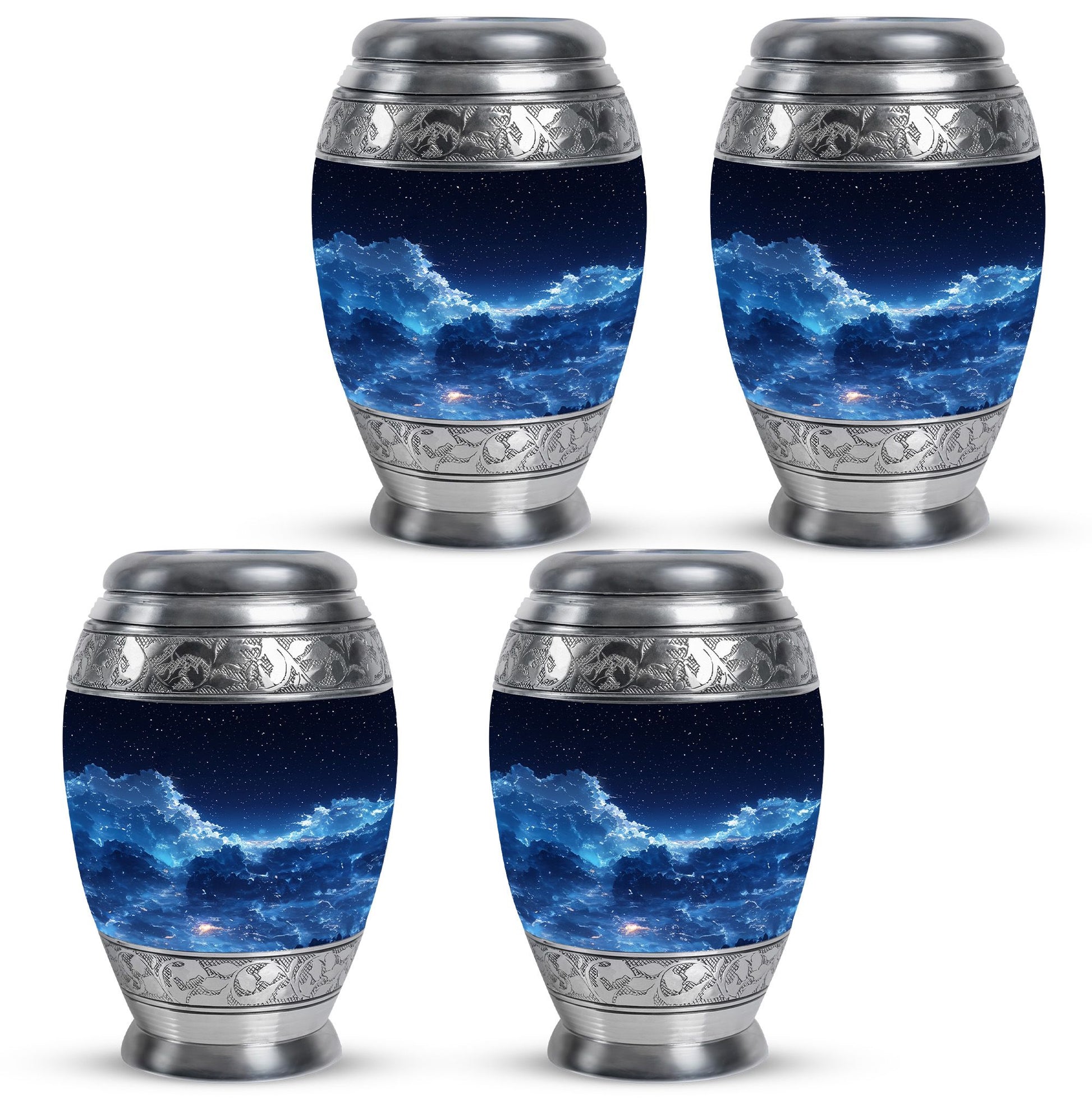 Starry Night Theme 3 Inch Keepsake Pack of 4