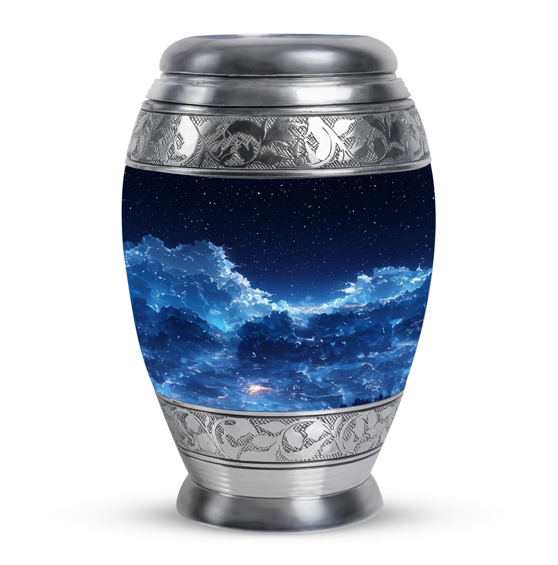 Starry Night Theme Large Urn 10 Inch