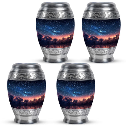 Starry Night Theme 3 Inch Keepsake Pack of 4