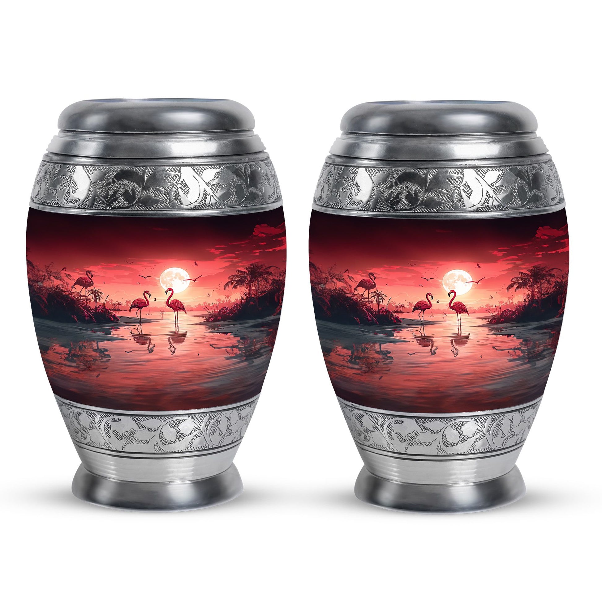 Flamingo Theme 3 Inch Keepsake Pack of 2