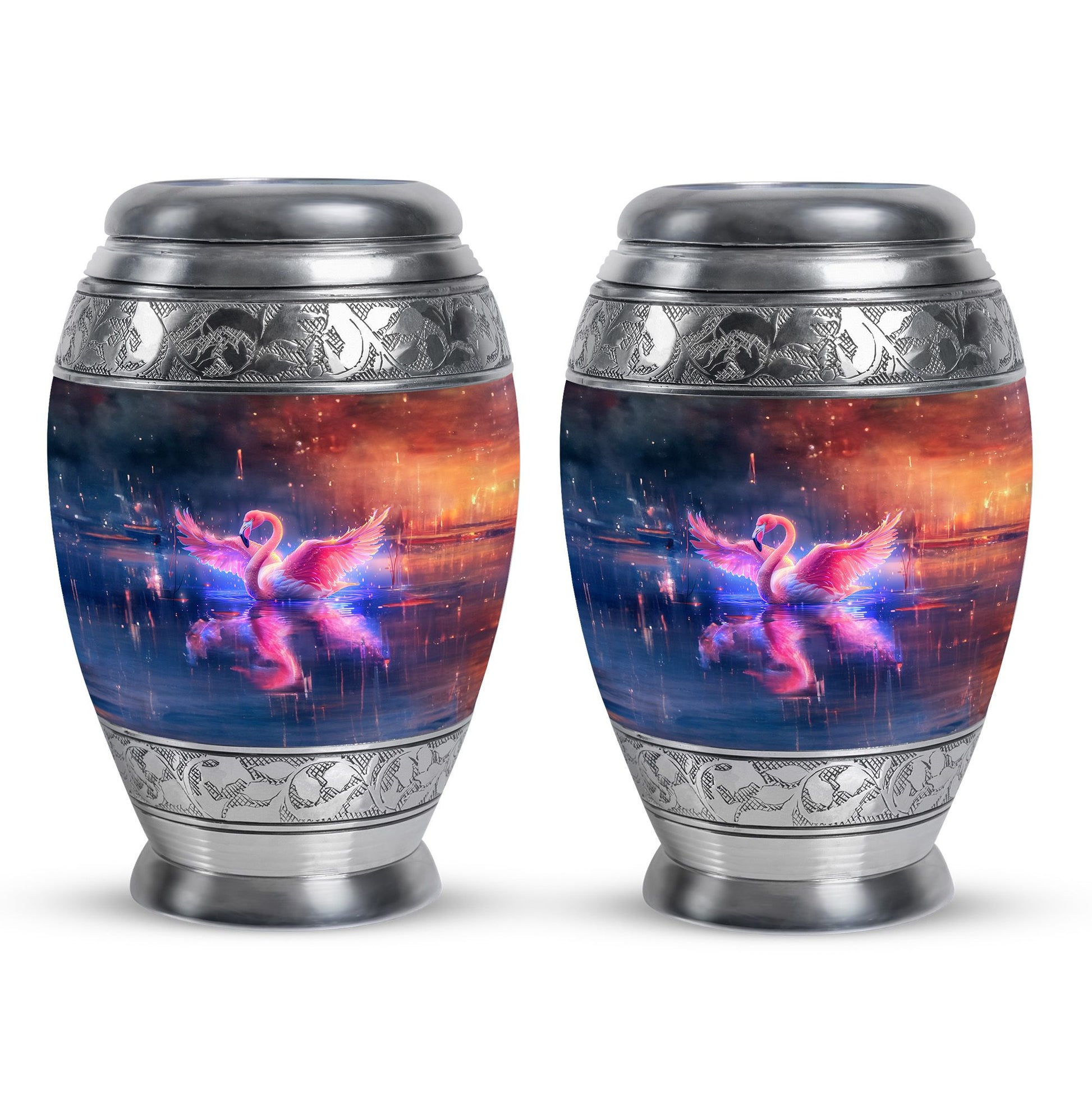 Flamingo Theme 3 Inch Keepsake Pack of 2