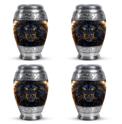 Lion Theme 3 Inch Keepsake Pack of 4