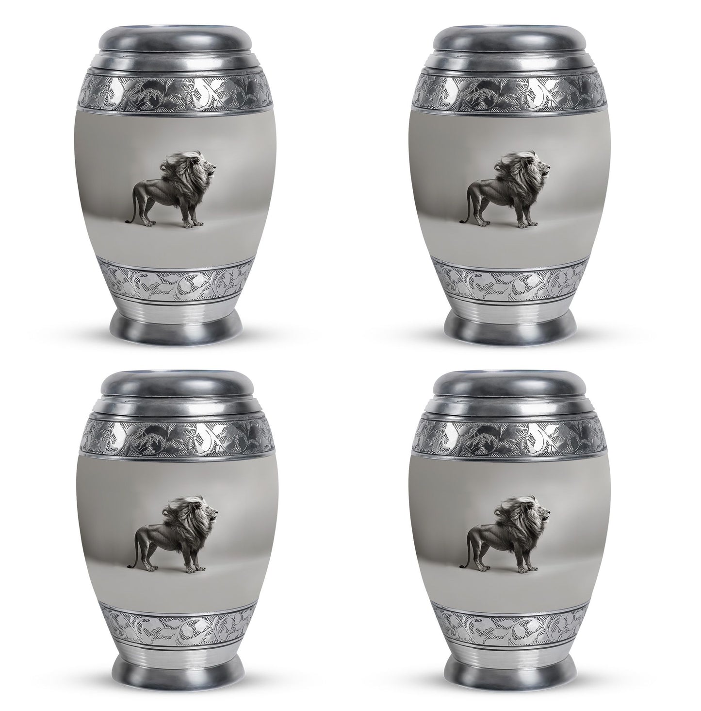 Lion Theme 3 Inch Keepsake Pack of 4