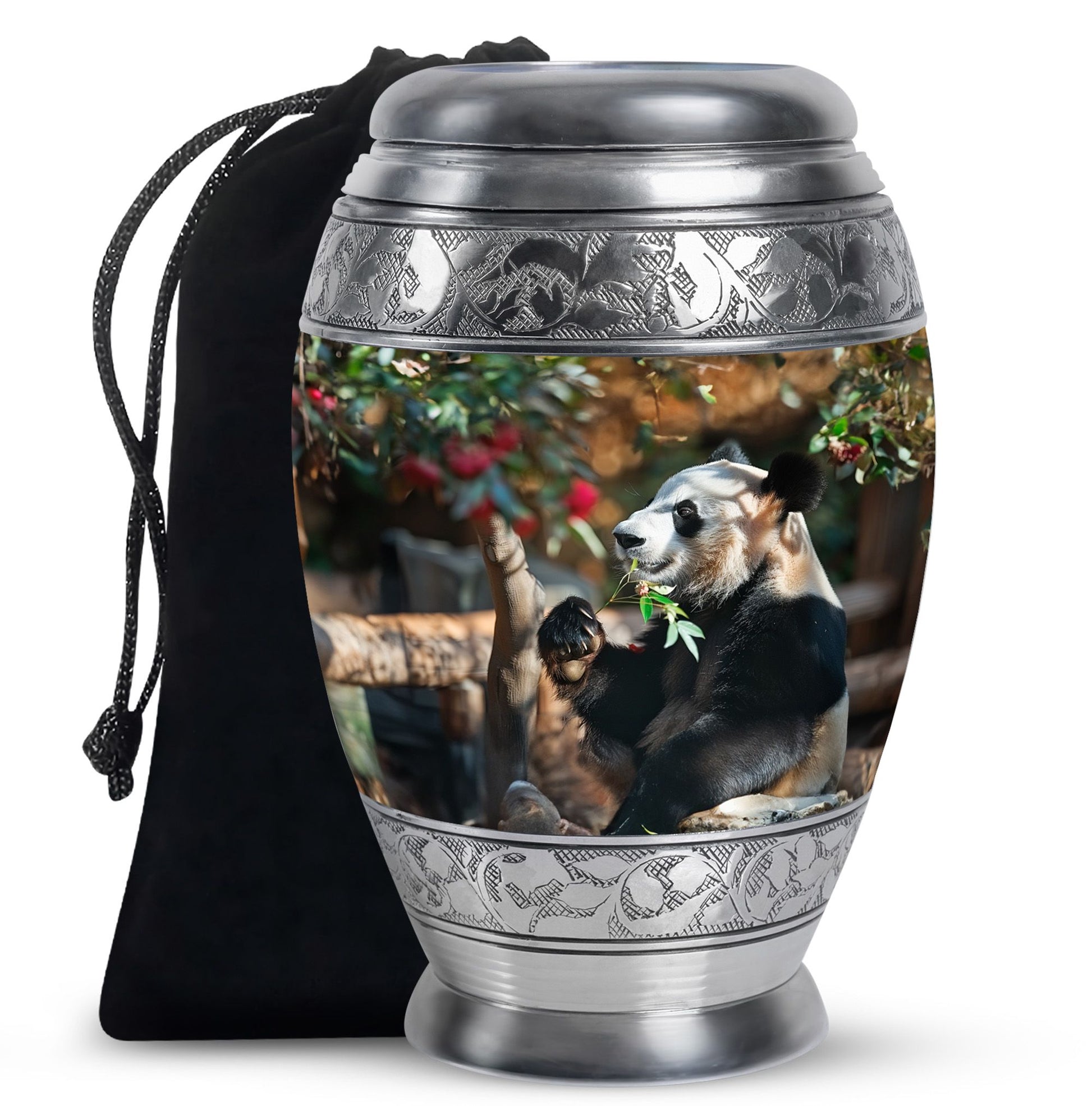 Panda Theme Large Urn 10 Inch
