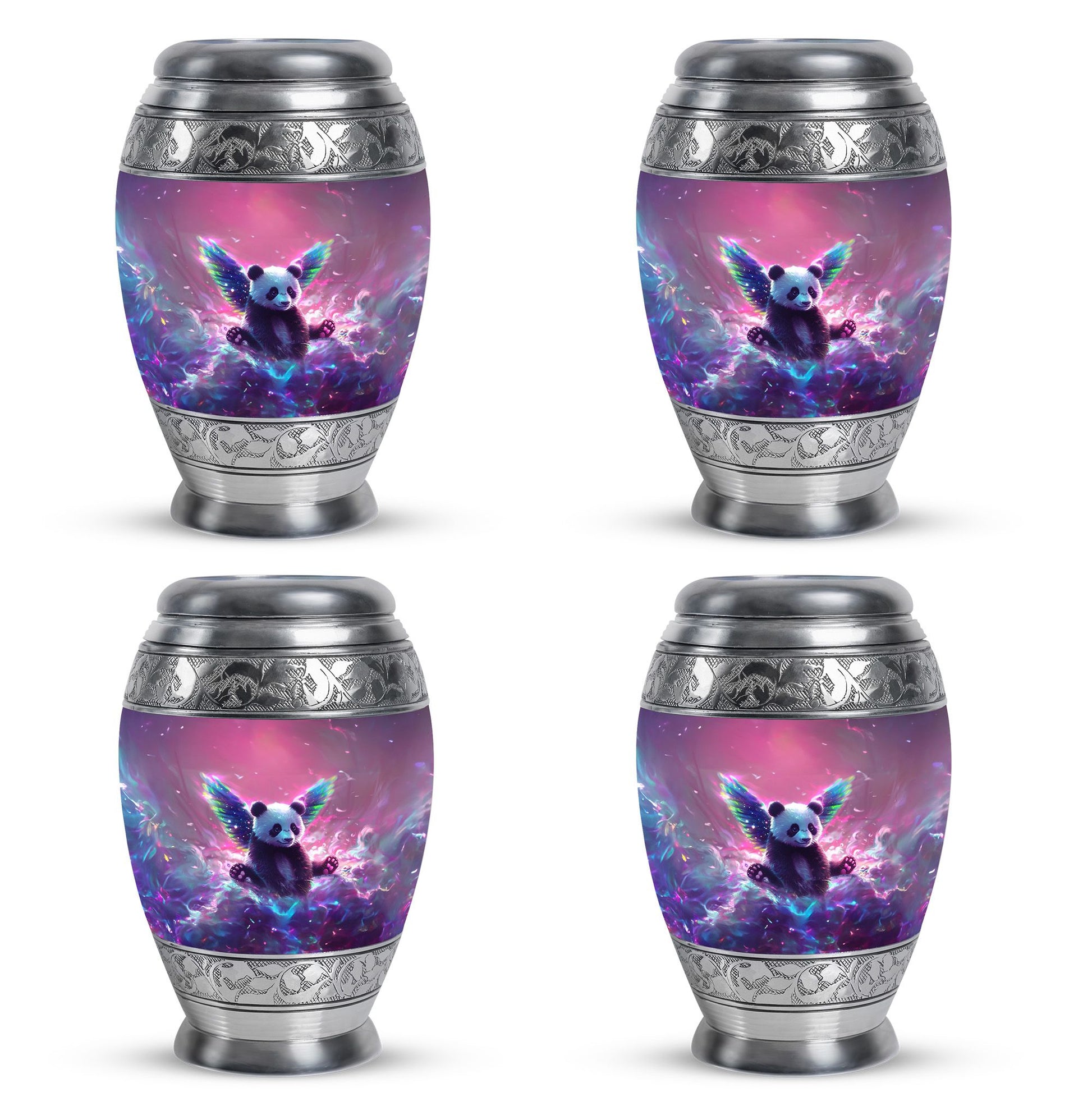 Panda Theme 3 Inch Keepsake Pack of 4