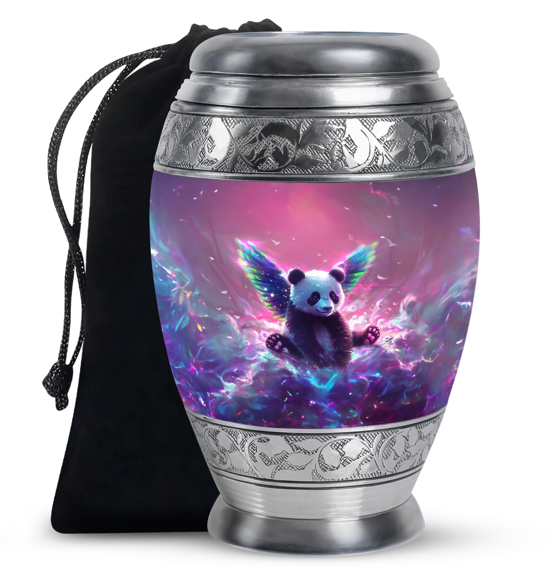 Panda Theme Large Urn 10 Inch