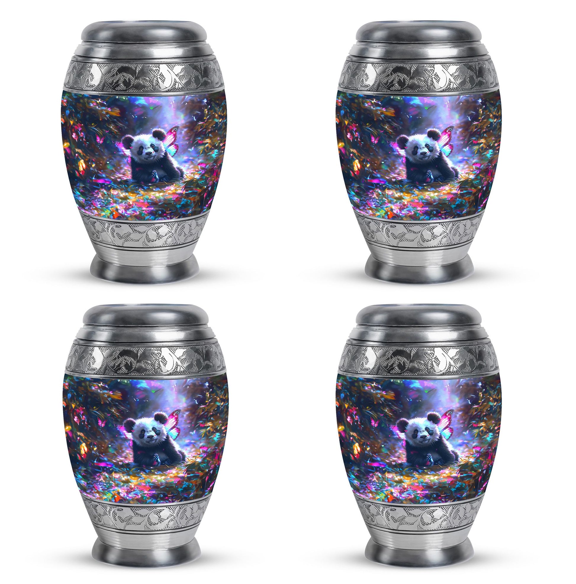 Panda Theme 3 Inch Keepsake Pack of 4