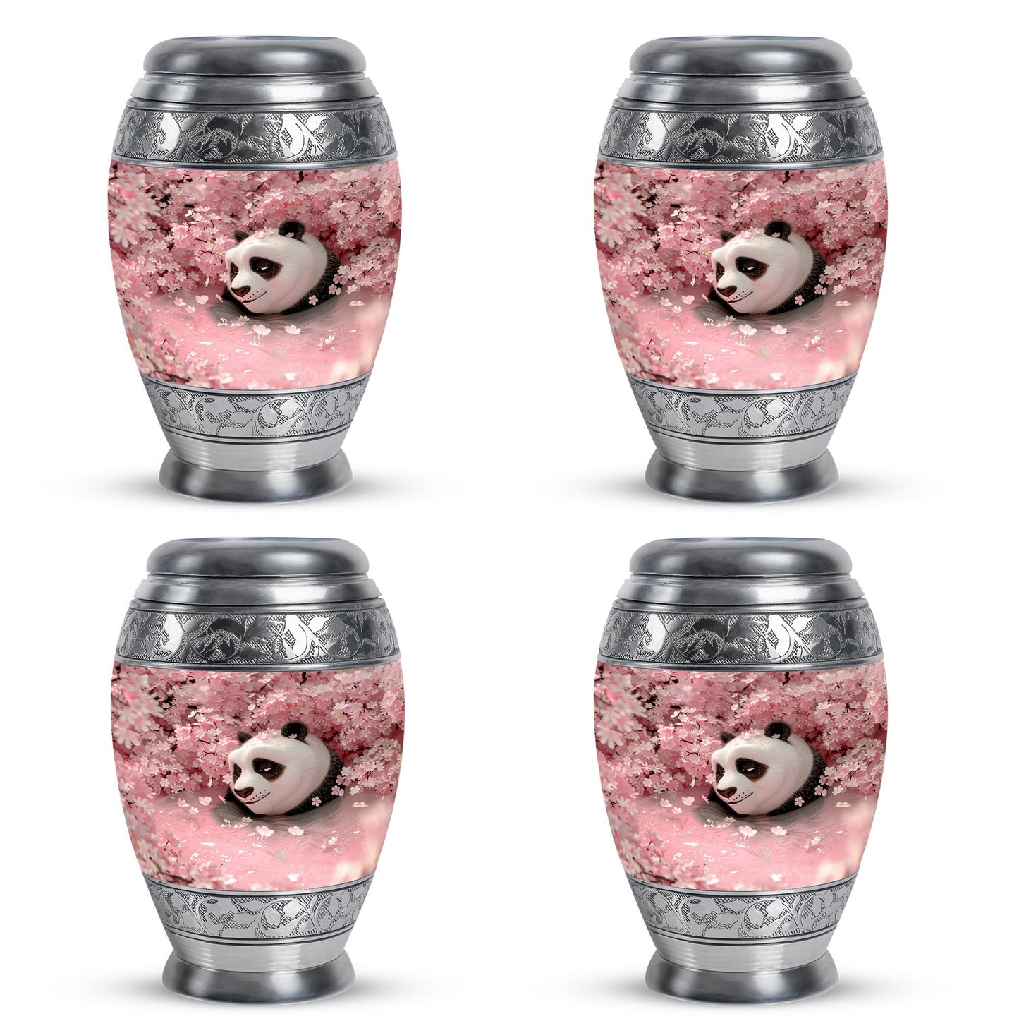 Panda Theme 3 Inch Keepsake Pack of 4