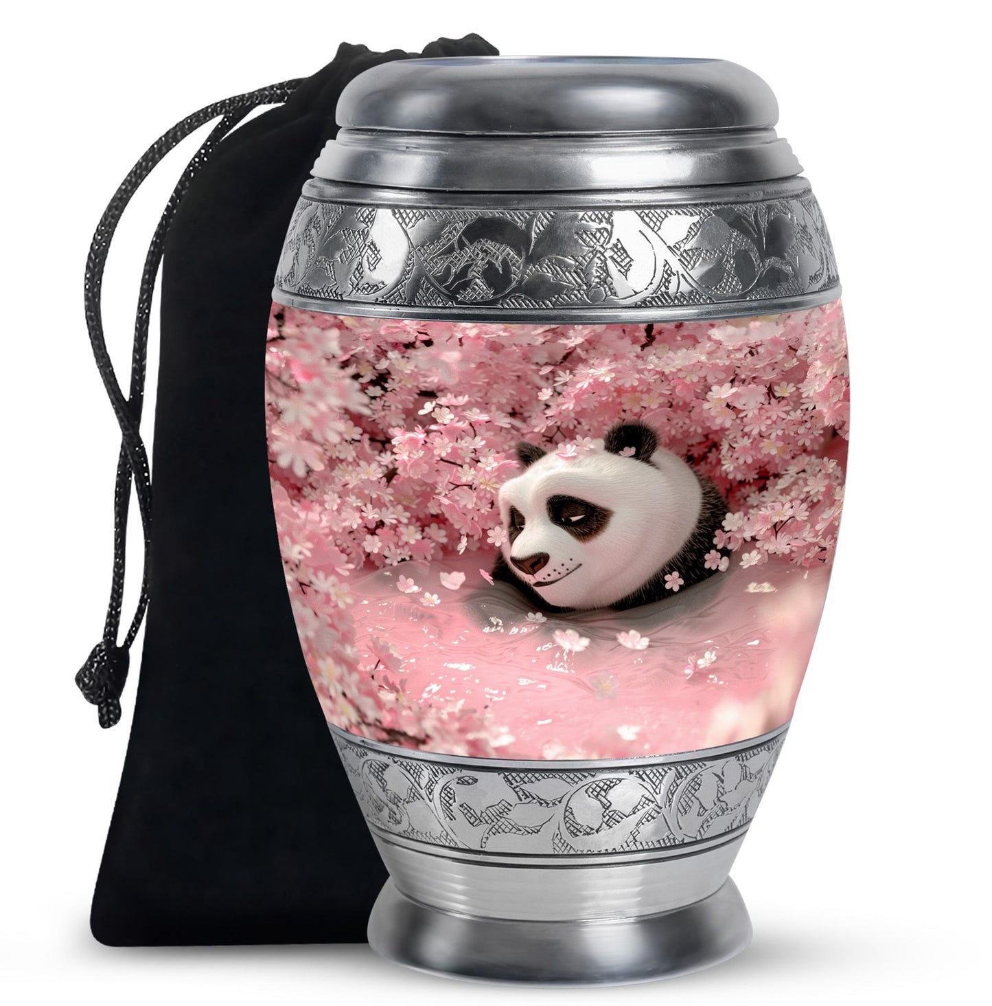 Panda Theme Large Urn 10 Inch
