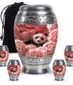 Panda Theme Large Urn With 4 Keepsake Urn