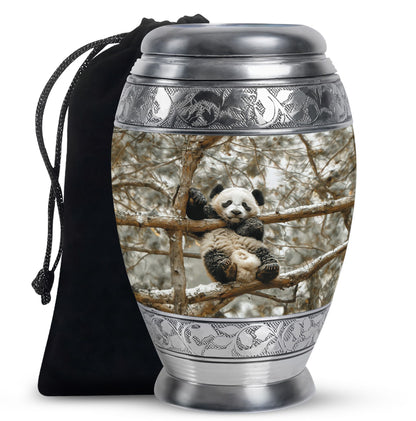 Panda Theme Large Urn 10 Inch