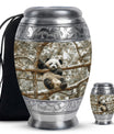 Panda Theme Large Urn With 1 Keepsake Urn