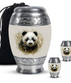 Panda Theme Large Urn With 2 Keepsake Urn