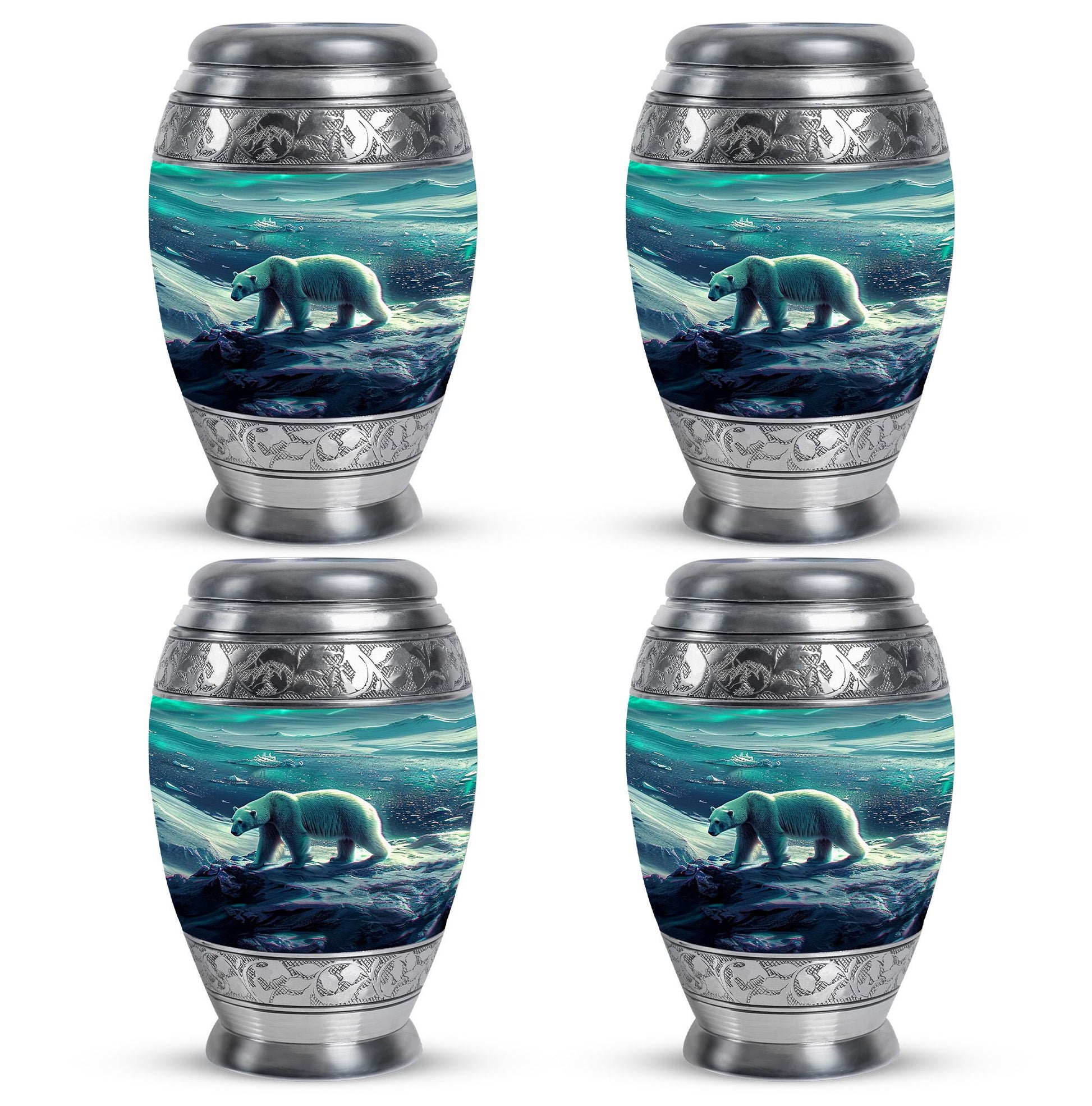 Polar Bear Theme 3 Inch Keepsake Pack of 4