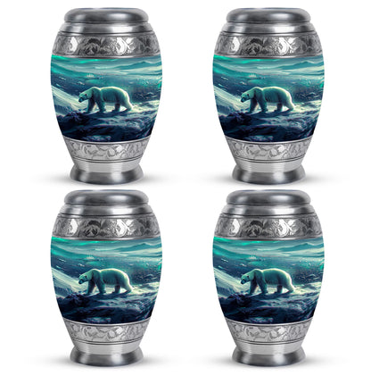 Polar Bear Theme 3 Inch Keepsake Pack of 4