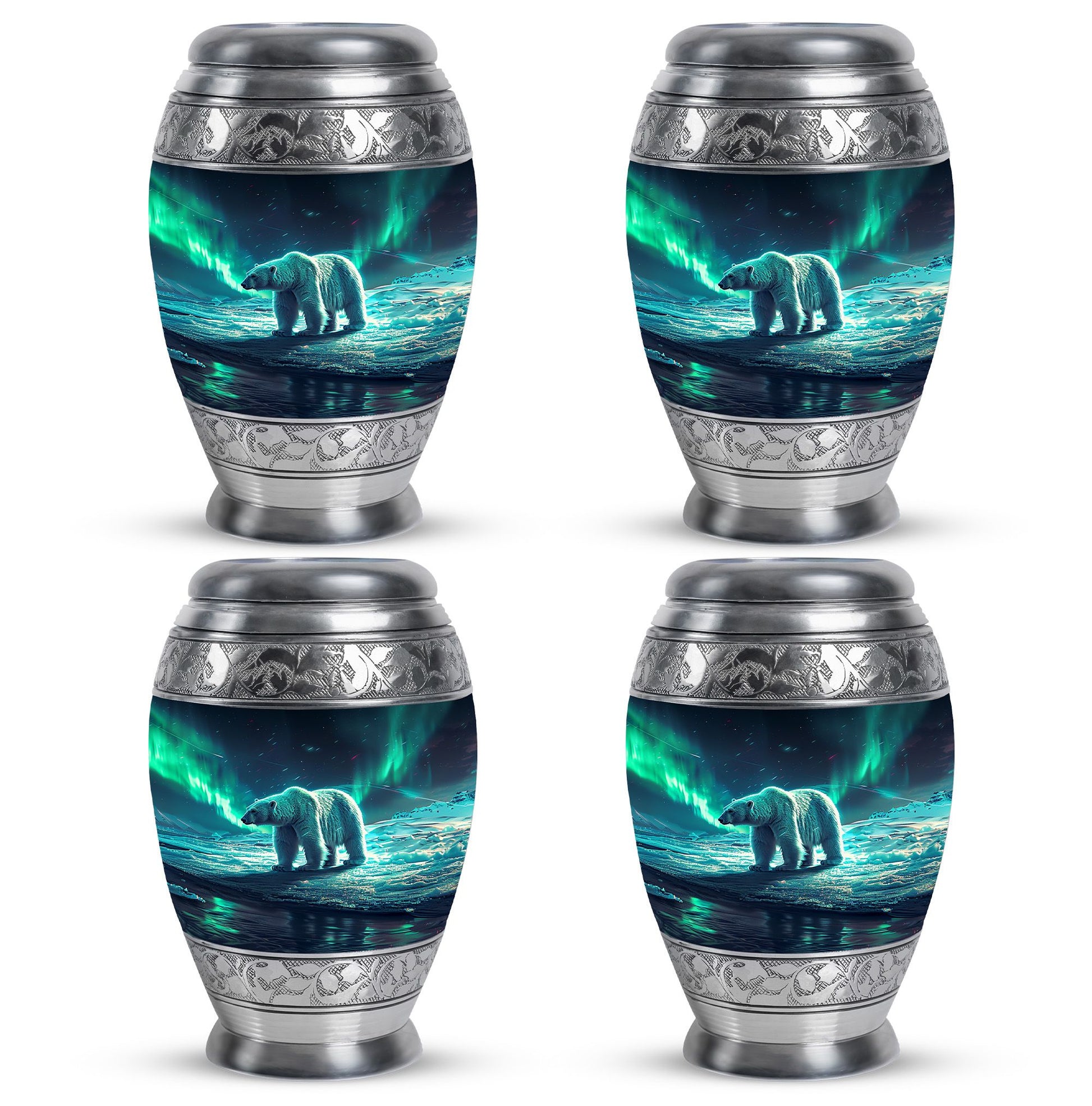 Polar Bear Theme 3 Inch Keepsake Pack of 4