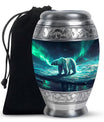 Polar Bear Theme Large Urn 10 Inch