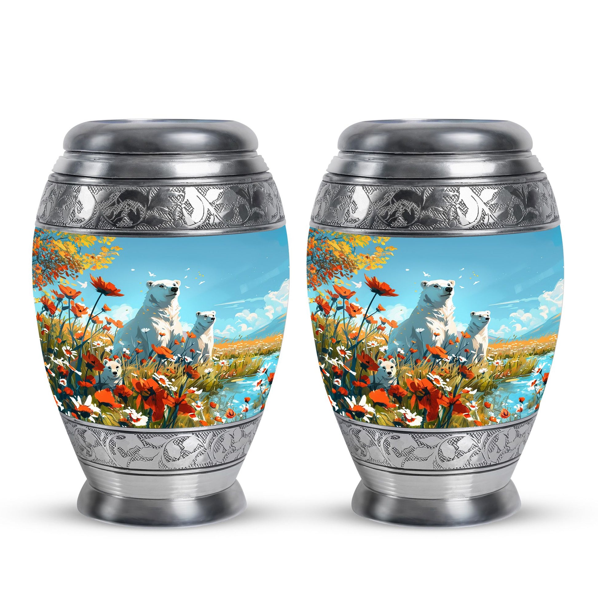 Polar Bear Theme 3 Inch Keepsake Pack of 2