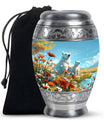 Polar Bear Theme Large Urn 10 Inch