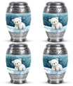 Polar Bear Theme 3 Inch Keepsake Pack of 4