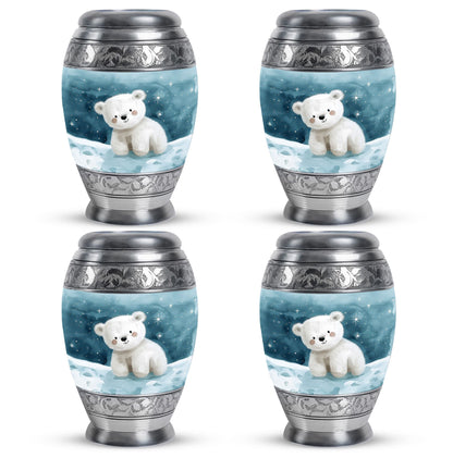 Polar Bear Theme 3 Inch Keepsake Pack of 4